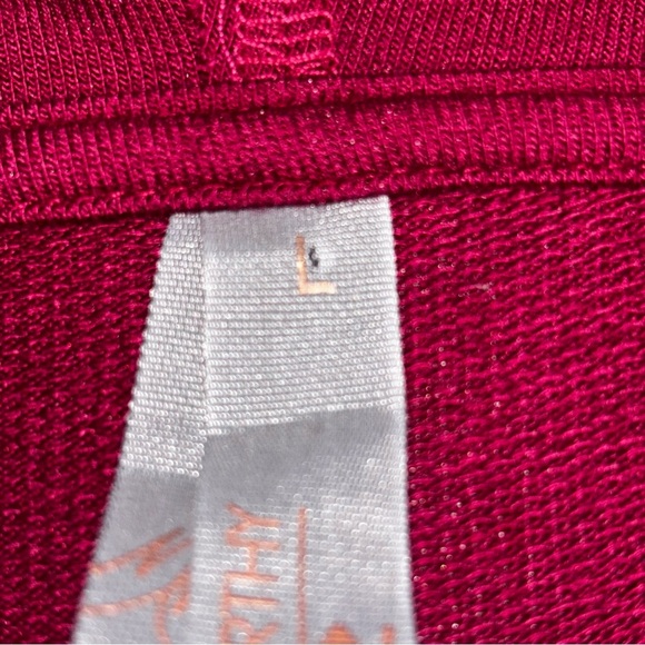 Melissa McCarthyxSeven7 Women’s Large Tunic Top Cowl Neck Red Modal Long Sleeve - Picture 3 of 11